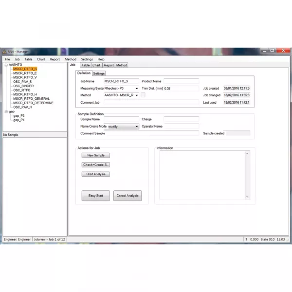 Dynamic Shear Rheometer (DSR)